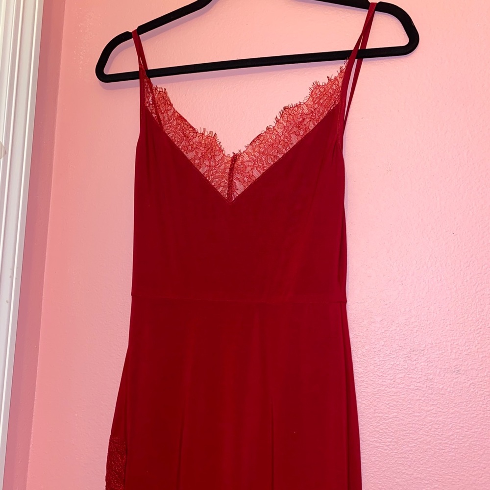 Red dress